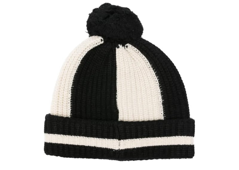 Charles Jeffrey Loverboy Pompom Beanie Black/Off White