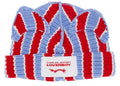 Charles Jeffrey Loverboy Striped Chunky Ears Beanie Red/Blue