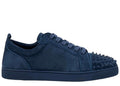 Christian Louboutin Louis Junior Spikes Orlato Veau Velours Grosgrain Denim Matte