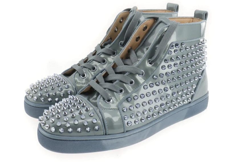 Christian Louboutin Louis Spikes High-Top Patent