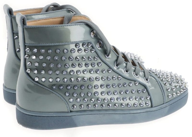 Christian Louboutin Louis Spikes High-Top Patent
