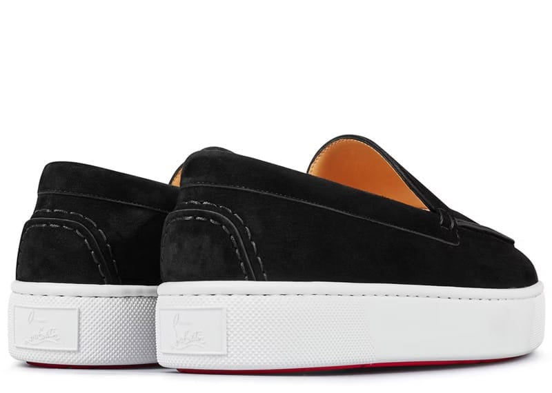 Christian Louboutin Paqueboat Flat Veau Velours Black