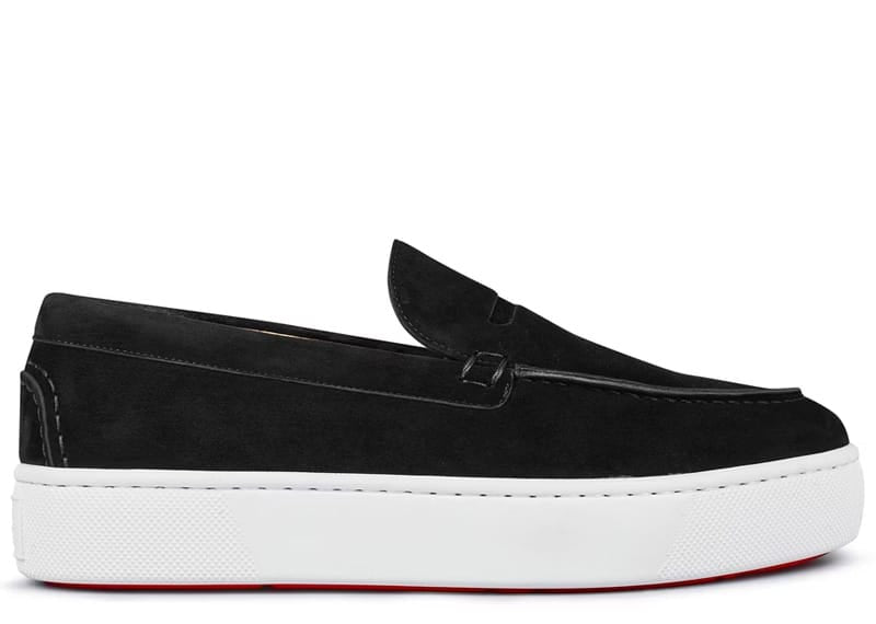 Christian Louboutin Paqueboat Flat Veau Velours Black