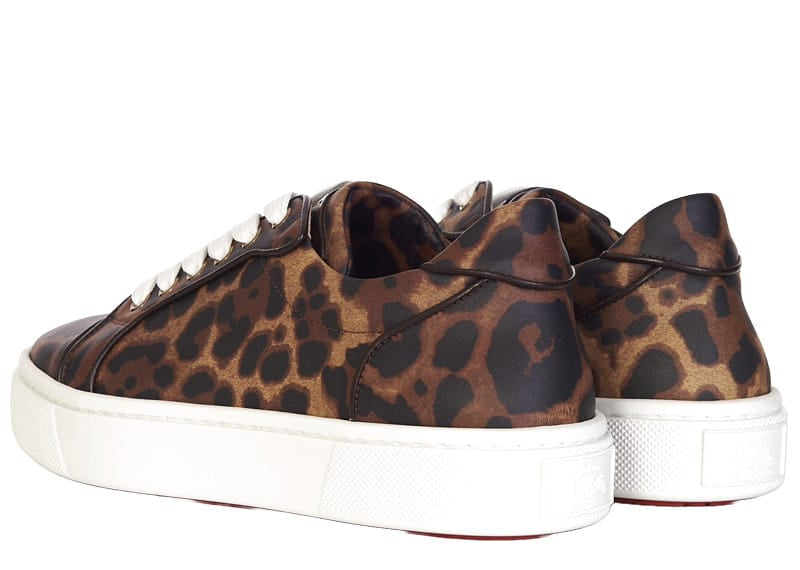 Christian Louboutin Vierissima Leopard Print Low Top Sneakers