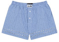 Cold Culture Eyelets Striped Long Boxer Blue