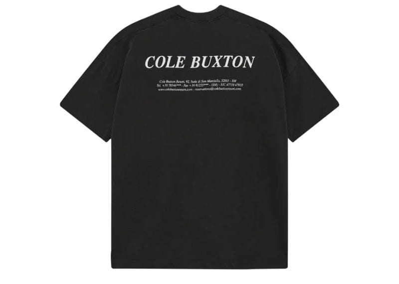 Cole Buxton Address Tee Vintage Black