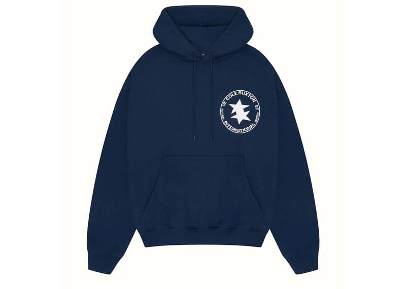 Cole Buxton CB International Crest Hoodie Navy