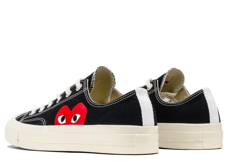 Comme des Garçons PLAY x Converse Chuck 70 Ox Black
