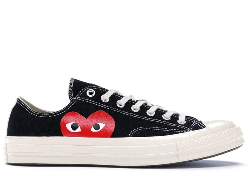 Comme des Garçons PLAY x Converse Chuck 70 Ox Black