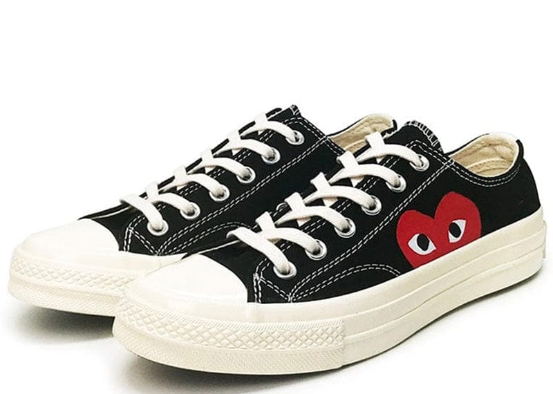Comme des Garçons PLAY x Converse Chuck 70 Ox Black
