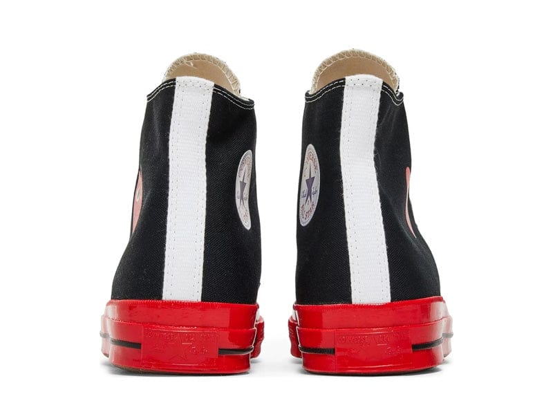 Converse Chuck Taylor All-Star 70 Hi Comme des Garcons PLAY Black Red Midsole