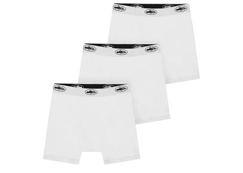 Corteiz Alc Boxers (3 Pack) White