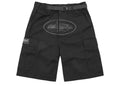 Corteiz Alcatraz Cargo Shorts Triple Black