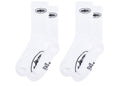 Corteiz Alcatraz Socks (2 Pack) White