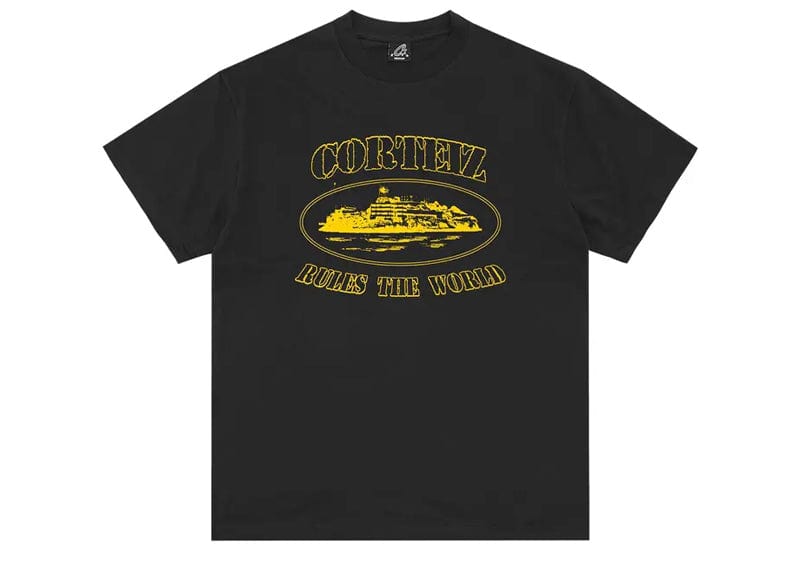 Corteiz Alcatraz T-Shirt Black/Yellow