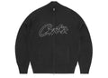Corteiz Allstarz Knit Zip Up Jacket Black
