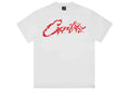 Corteiz Allstarz Red Flames Tee White