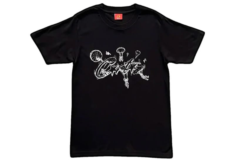 Corteiz Allstarz Skydiver Tee Black