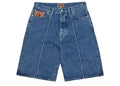 Corteiz C-Star Denim Jorts Faded Blue