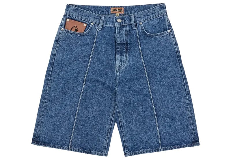Corteiz C-Star Denim Jorts Faded Blue