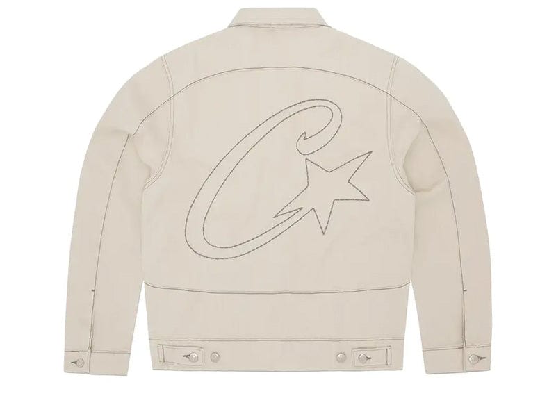 Corteiz C-Star Denim Trucker Jacket Natural
