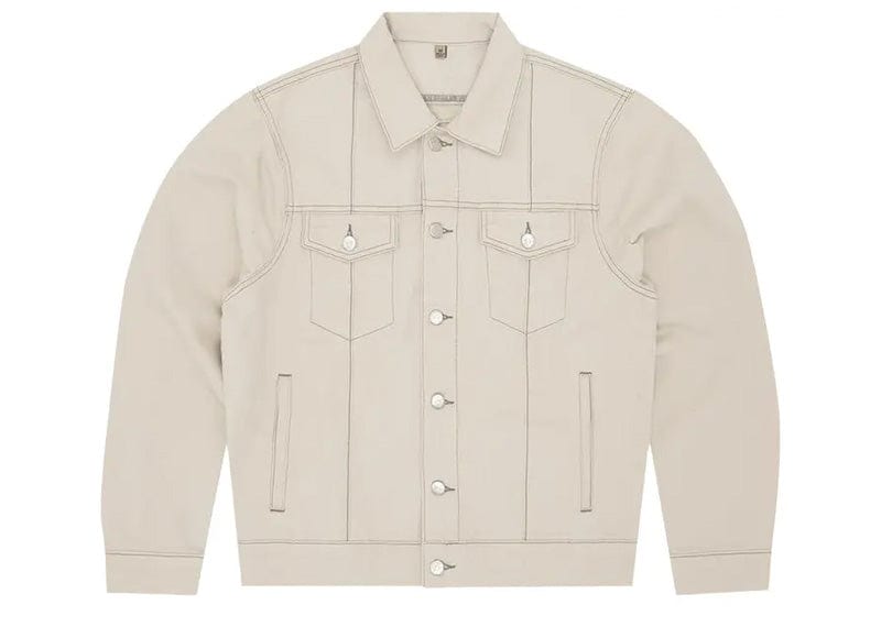 Corteiz C-Star Denim Trucker Jacket Natural