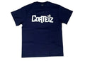 Corteiz Cartoon Logo Tee Navy