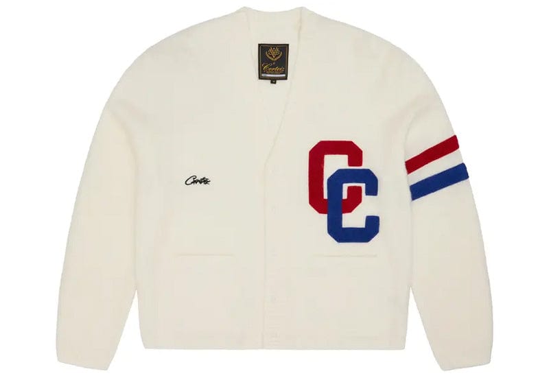 Corteiz College Cardigan Cream