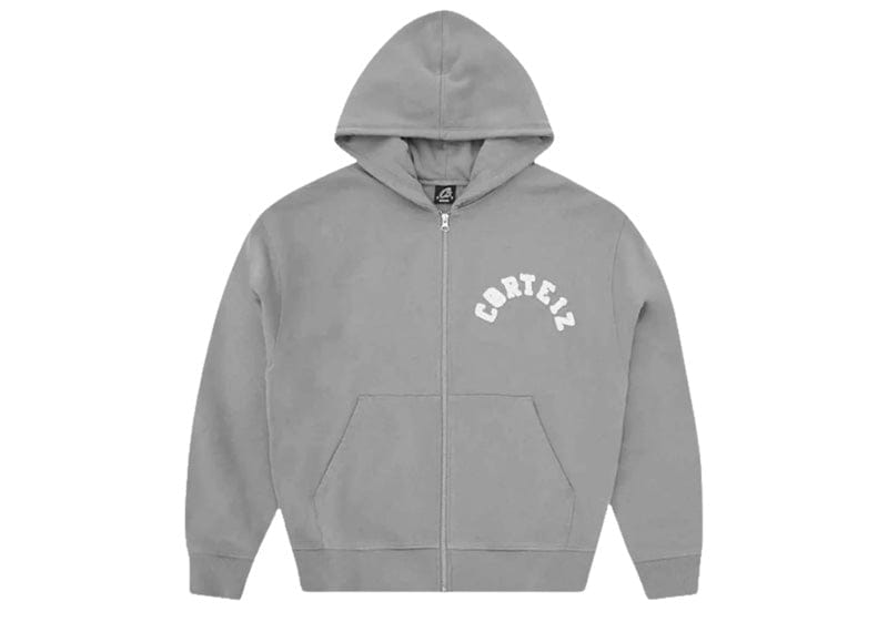 Corteiz Colly Arch Zip Hoodie Pewter