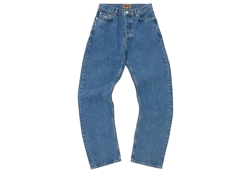 Corteiz Dual Stripe Baggy Jeans Midwash