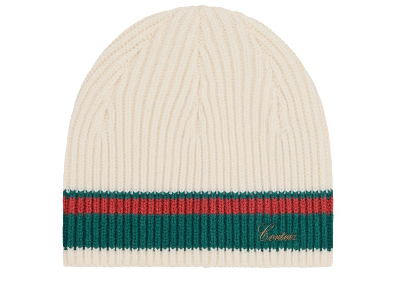 Corteiz Gianni Knit Beanie Cream