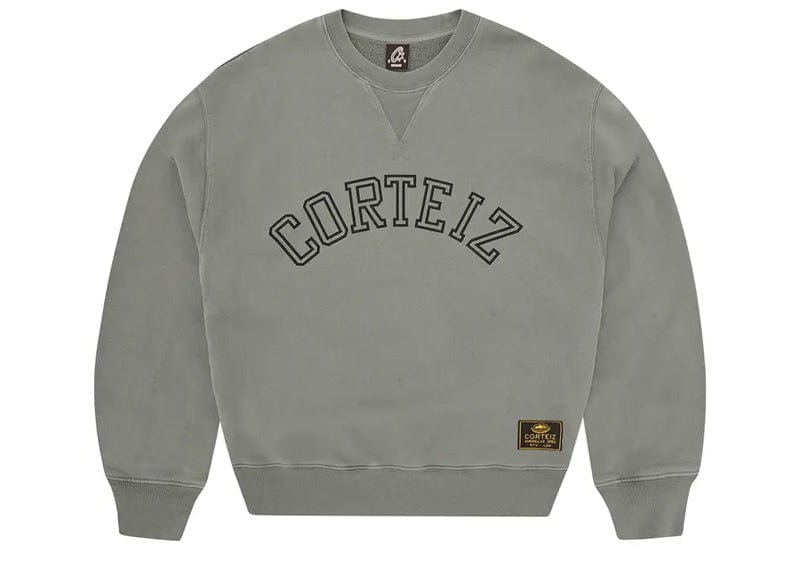 Corteiz Guerillaz Arch Crewneck Olive