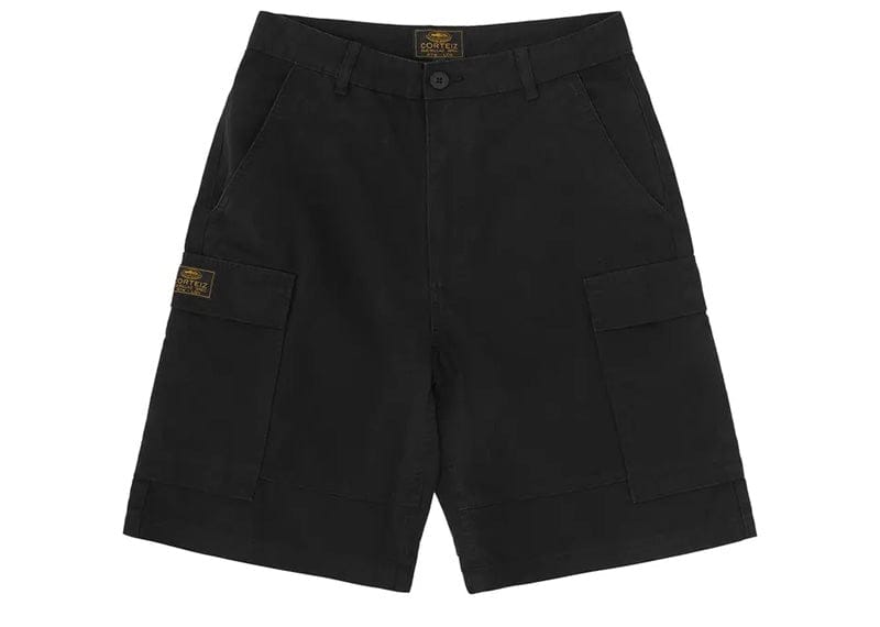 Corteiz Guerillaz Cargo Short Black