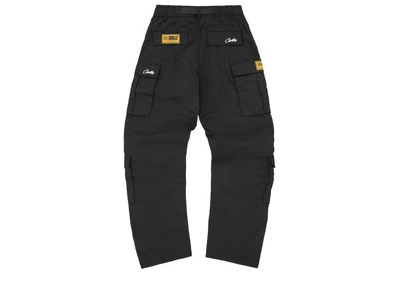 Corteiz Guerillaz Cargos Black/White