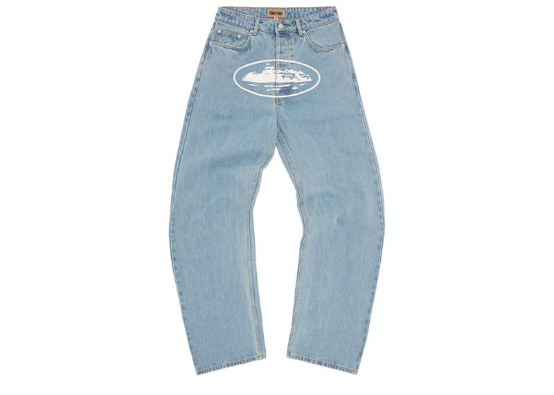 Corteiz Island Baggy Denim Jeans Stonewash