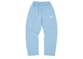 Corteiz Island Puff Print Open Hem Sweatpant Baby Blue
