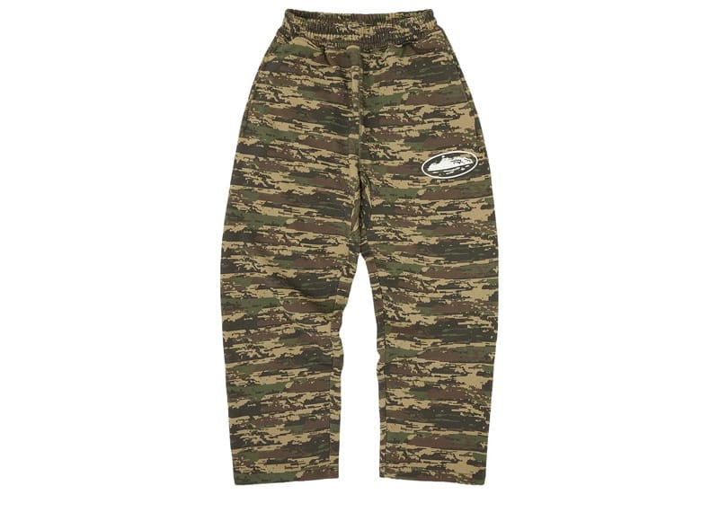Corteiz Island Puff Print Open Hem Sweatpant Digi Camo