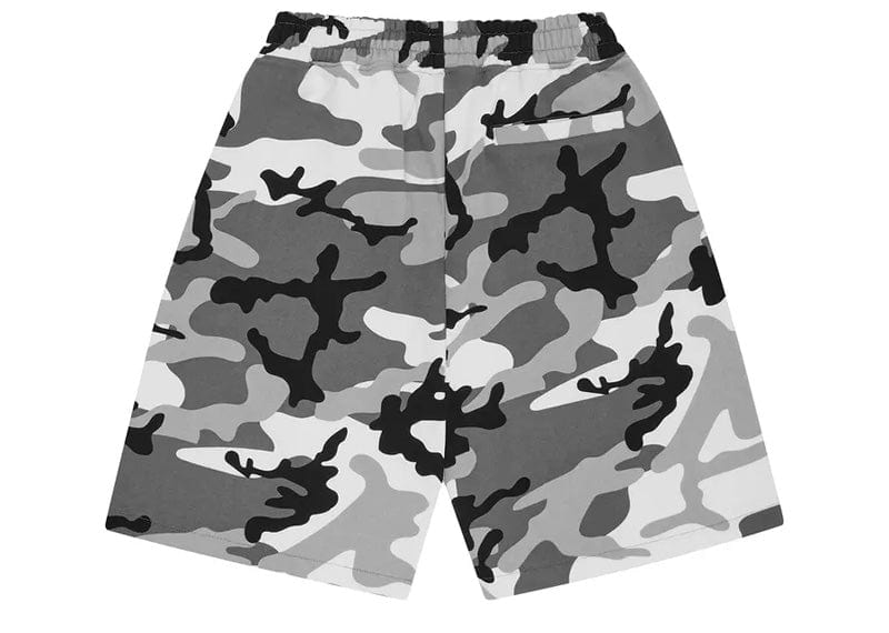 Corteiz Island Puff Print Sweatshort Arctic Camo