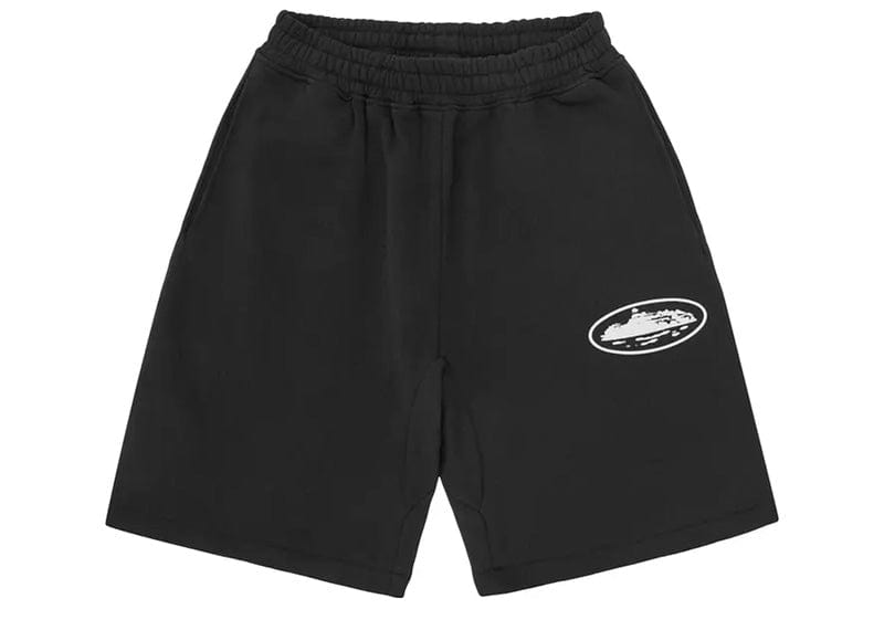 Corteiz Island Puff Print Sweatshort Black