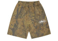 Corteiz Island Puff Print Sweatshort Forest Camo