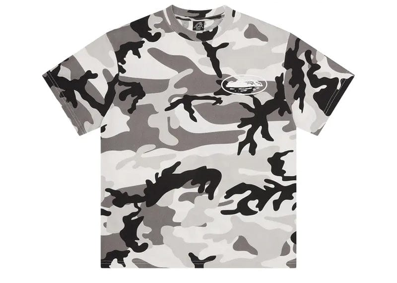 Corteiz Island Puff Print Tee Arctic Camo