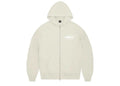 Corteiz Island Puff Print Zip Hoodie Off White