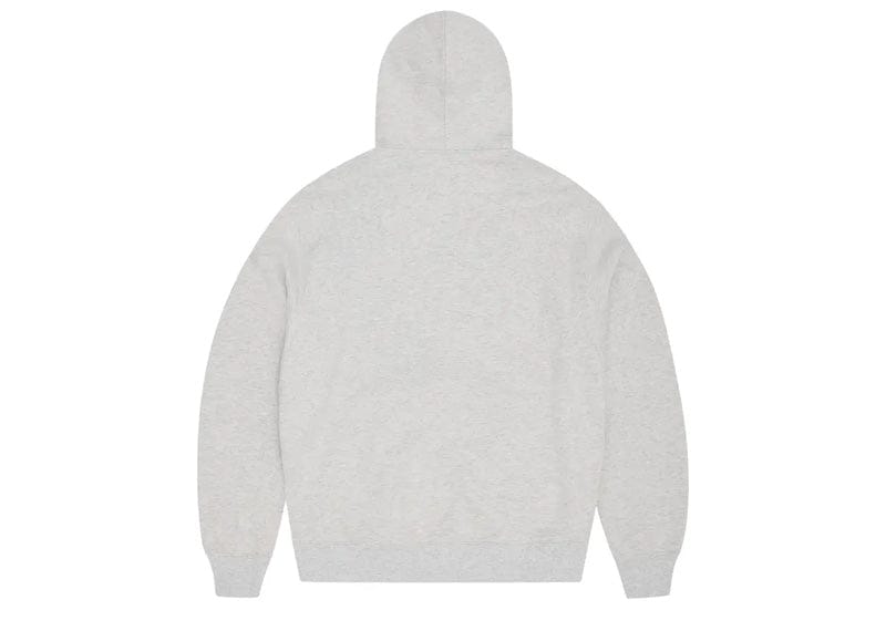 Corteiz Lion Boxy Zip Hoodie Light Heather