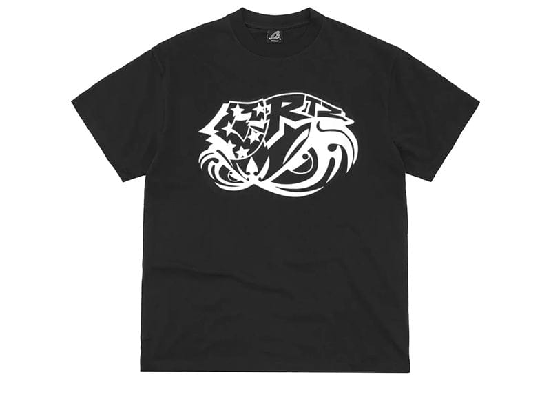 Corteiz Nuh Fear Tee Black White