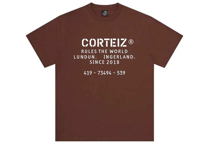 Corteiz OG Stencil Tee Brown