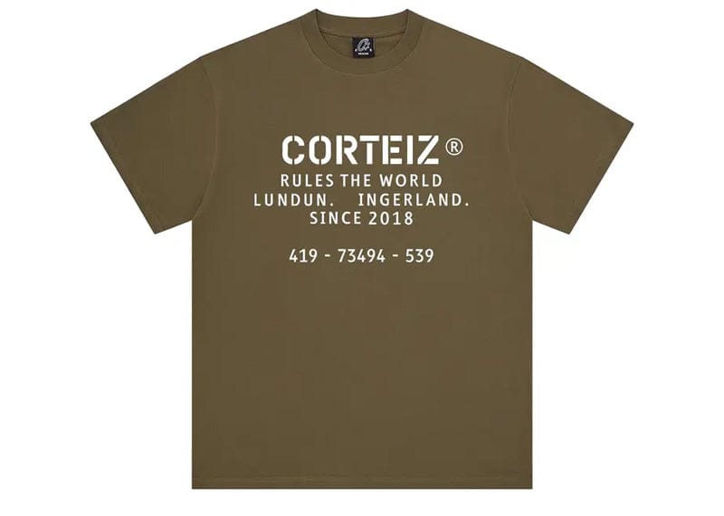 Corteiz OG Stencil Tee Khaki