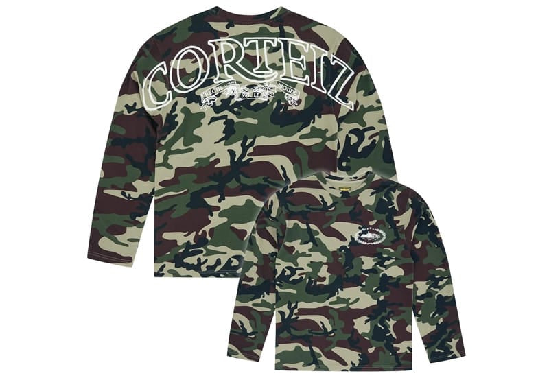 Corteiz Royale Heavyweight Long Sleeve Tee Camo