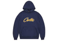 Corteiz Satin Applique Allstarz Hoodie Navy