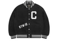 Corteiz Snake Wool Varsity Jacket Black