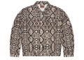 Corteiz Snakeskin Denim Workwear Jacket Black/Beige